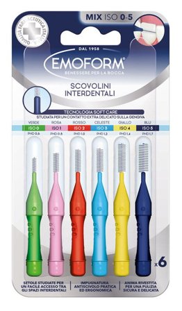 Emoform Scovolini Interdentali Iso Mix 0-5 6 Pezzi