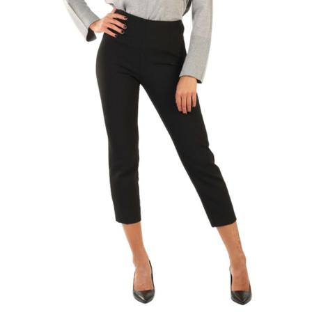 Peserico, Cropped Trousers Zwart, Dames, Maat:M