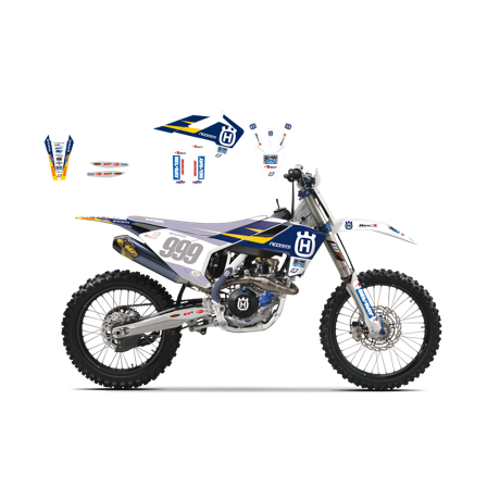 Dekorset Blackbird Replica Ricci Racing 2015 - Husqvarna TE 250i 2018-2019