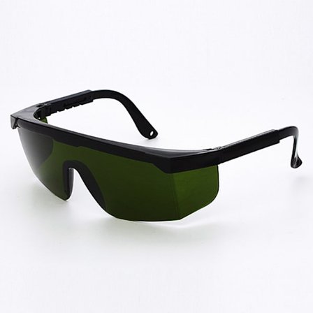 Beskyttelsesbriller til hårfjerningsenhed, mørkegrønne laserbriller