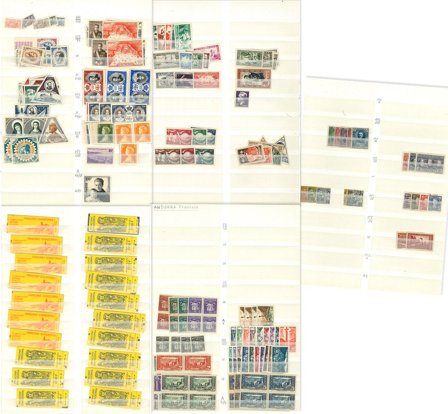 Monaco 1923-1999 - Dublet samling i 1 tyk indstiksbog