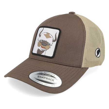 Avatar: The Last Airbender - Brun trucker Caps - Appa Brown/Khaki Trucker @ Hatstore