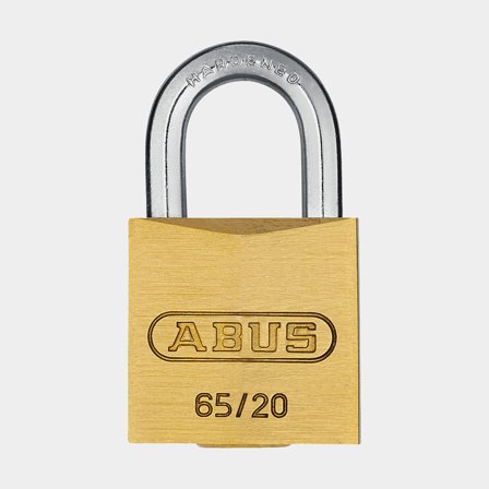 Hangslot ABUS 65/20, Ø4 mm, messing