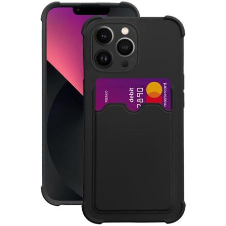 Iphone 11 Pro Max Skal Med Korthållare - Svart Svart