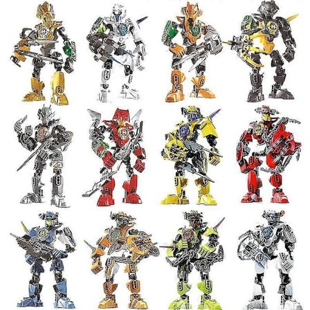 Hero Factory Star Warrior Bionicle Byggeklosser Furno Evo Kombinasjonsrobot Mecha Modell Byggeklosser Lekebarn Julegave - Perfekt