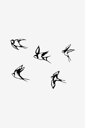 Wallity - Väggdekor av metall Torres (5 st.) - Svart - Posters & tavlor - Från Homeroom