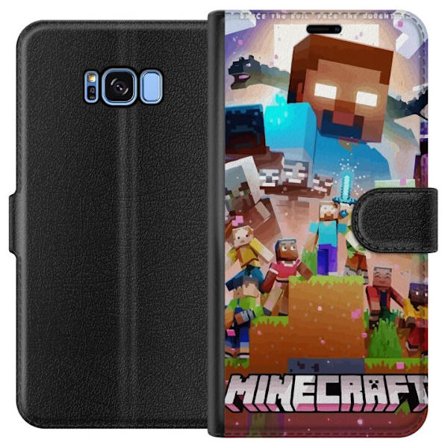 Kompatibelt Plånboksfodral till Samsung Samsung Galaxy S8 Minecraft