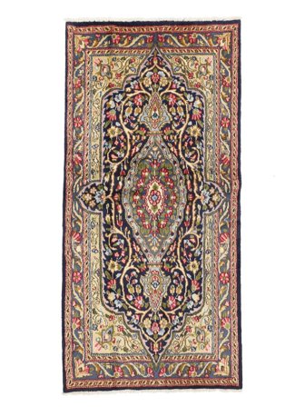 Kerman Rug Hand Knotted 98X203 Persia