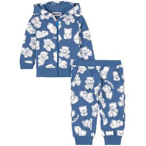 Moschino Printed Sweat Set Blue - Clothing sets - 12-18 months - Blue