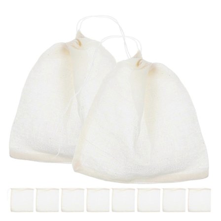 Snørebånd Filterposer Krydderiposer Til Madlavning Suppe Genanvendelige 10 stk