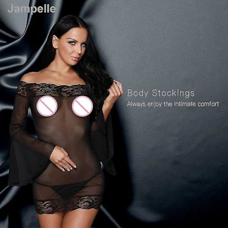 Kvinnlig Sexig Spetskorsett Push Up Topp Bh Nattkläder