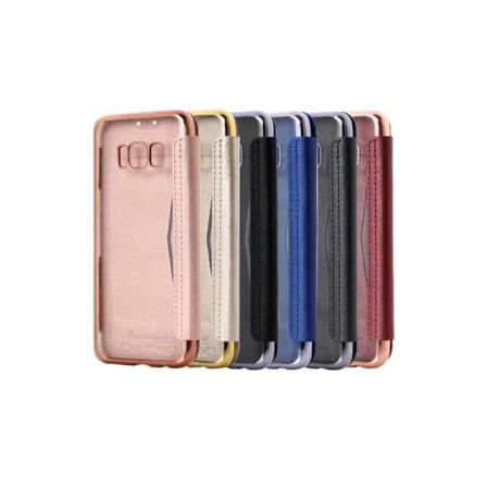 Elegant Fodral Med Kortfack Till Samsung Galaxy S8+ Roséguld