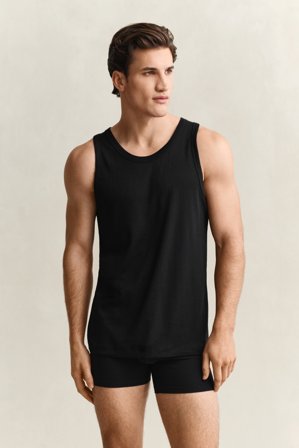 GANT Herren 2er-Pack Tanktops (XXL) Schwarz