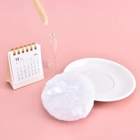 Vacker stor babypuder mjuk smink Puff Rosett Kropp Talk