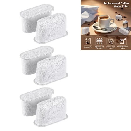 6 stk. Kaffefilterposer, filterposer til kaffemaskine, filter