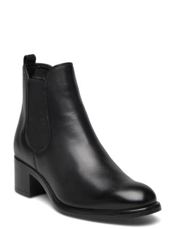 Woms Boots Shoes Boots Ankle Boots Ankle Boot - Heel Musta Tamaris
