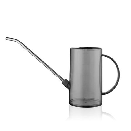 Svart Vattenkanna, 1L Vattenkannor med Lång Pip, för Marmor Grå