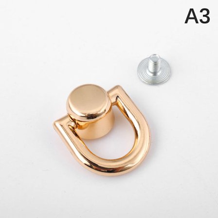 Metallveske Nagle Nail Spenne Studs Button Håndveske Beltehenger Le