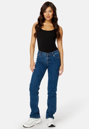 Dr. Denim Dixy Straight Pyke Plain Dark Blue Klær