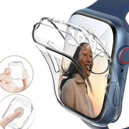 Skyddsskal till Apple Watch 41 mm (Series 7/8/9) – Transparent
