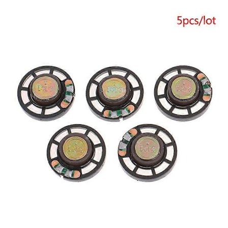 5 st Leksak Plast Liten Högtalare 0.25W 8R 29MM MP3 Röst Liten Högtalare