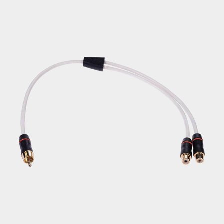 RCA-Adapter Fusion, 0,3 Meter, von 1x RCA-Stecker zu 2x RCA-Buchse - Boot