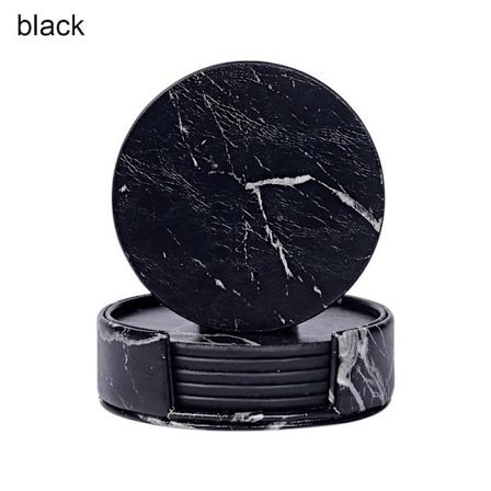 Koppmatta Pad Set Marble Texture Koppmatta SVART