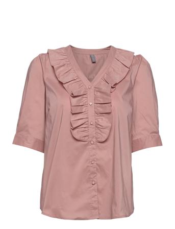 Cuantoinett Ss Shirt Pink Culture