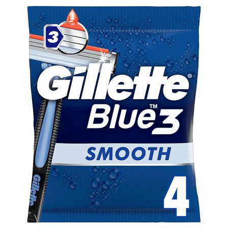 Gillette Blue3 Engangsskrabere 4 stk., Mænd, Barbering, Skrabere & Blade