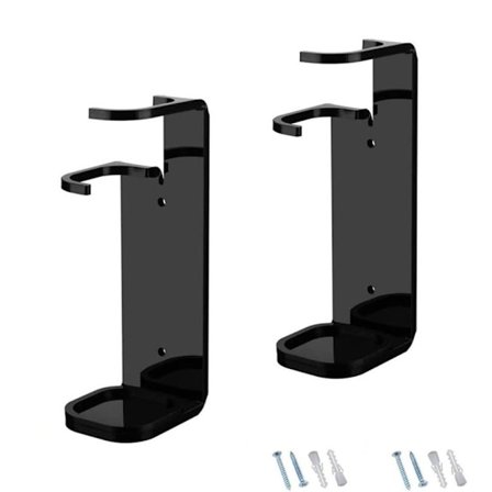 2 Stk Lyssværd Stand Lyssabel Vægmonteringsholder Lyssværd