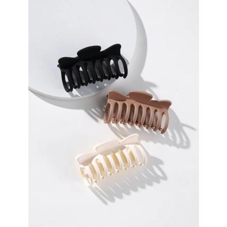 1pack Med 3 St. Stora Matta Hårklämmor 9x5 Cm.