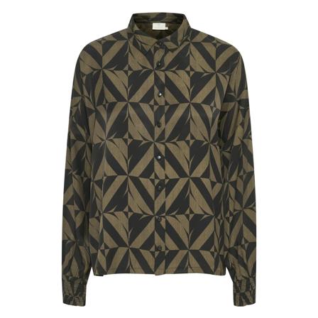 Kaffe KArazi Shirt , Bruin , Dames , Maat: L
