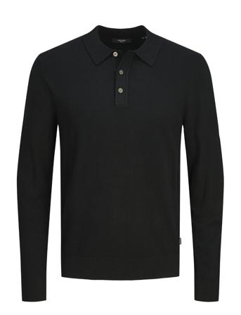 Jprblawilliam Knit Polo Ls Black Jack & J S