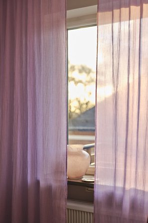 Jotex - Gardin Med Multifunksjonsbånd 2-pakke Pastelllilla - LAYER - Kjøp Multifunksjonsgardiner hos Jotex