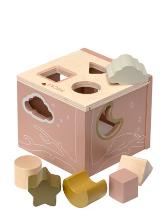 Micki Leksaker | Micki Plocklåda Rosa | 13.5X13.5X11.5CM
