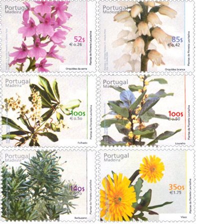 Madeira - Blomster - Postfrisk sæt 6v