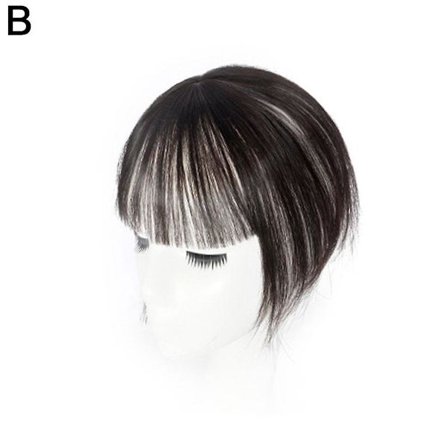 Usynlig Sømløs Tynd Hår Topper Hårdel Dækker Skaldethed 3D AirBangs