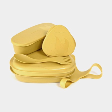 Kit de almuerzo Light My Fire LunchKit Bio MustyYellow, 6 piezas