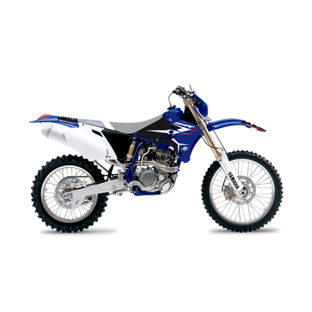 Kit Adesivi Blackbird Dream 4 Blu-Nero-Bianco - Yamaha WR 250F 2005-2006