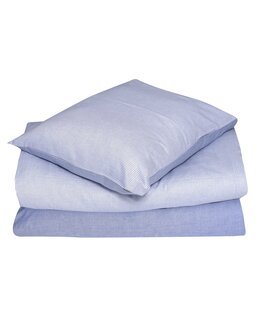 Påslakanset 2-del Runmarö randigt Blå - Classic Textiles