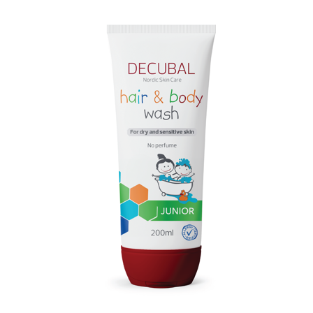 Decubal Junior Hair & Body Wash, 200 ml