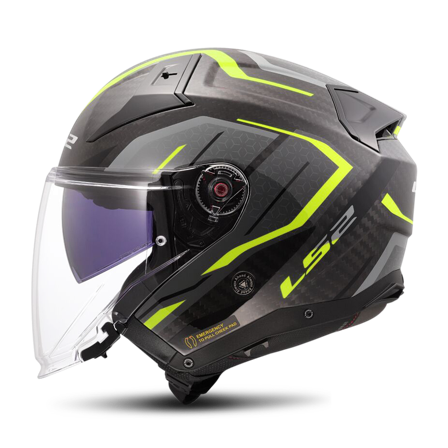 Jethelm LS2 OF603 Infinity II C Gelb L