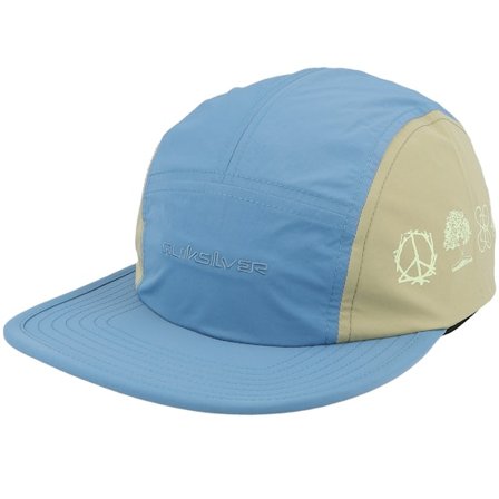 Quiksilver - Blue - 5panel - Cap - Camp Stacker 2 Coronet Blue 5-Panel - Hatstore