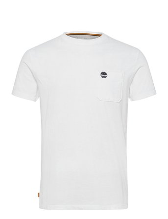 Timberland Dunstan River Chest Pocket Short Sleeve Tee White - White - S