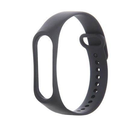 Armband i Silikon till Xiaomi Mi Band 3 / 4, Svart