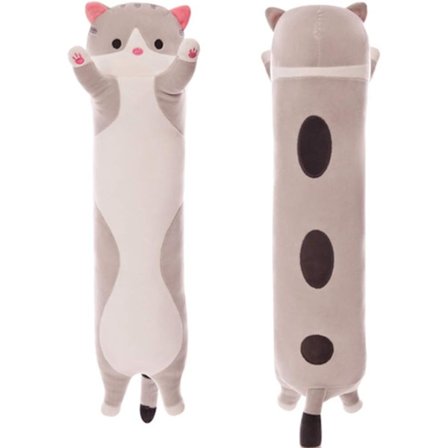 50 cm Pehmeä Kissan Muotoinen Tyyny Plussi Pitkä Tyynysarjan Puuvilla Kissan Tyynysarjan Söpö