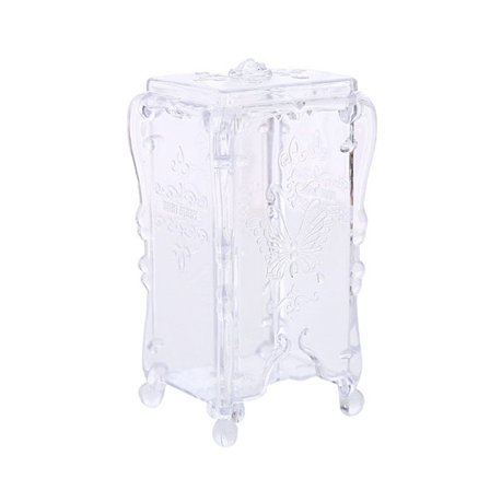 Makeup Cotton Pad Organizer Oppbevaringsboks Nail Art Wipe Cotton Ma