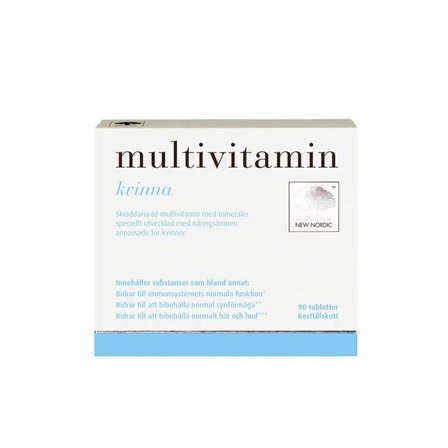 New Nordic Multivitamin kvinna 90 tabletter