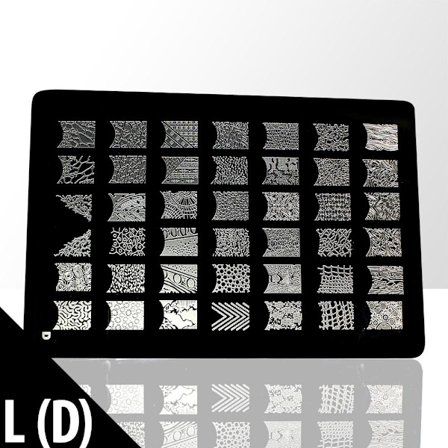 Leimalevy - Kynsikoristeet - L(D) - Suorakulmio