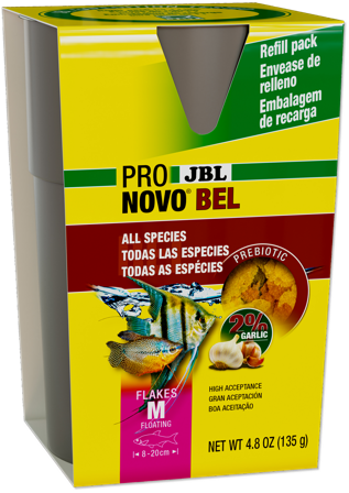 JBL - Novobel Refill 750ml 135g - Akvaristikk - Fiskefôr & fiskemat - Flakfôr - ZOO.no